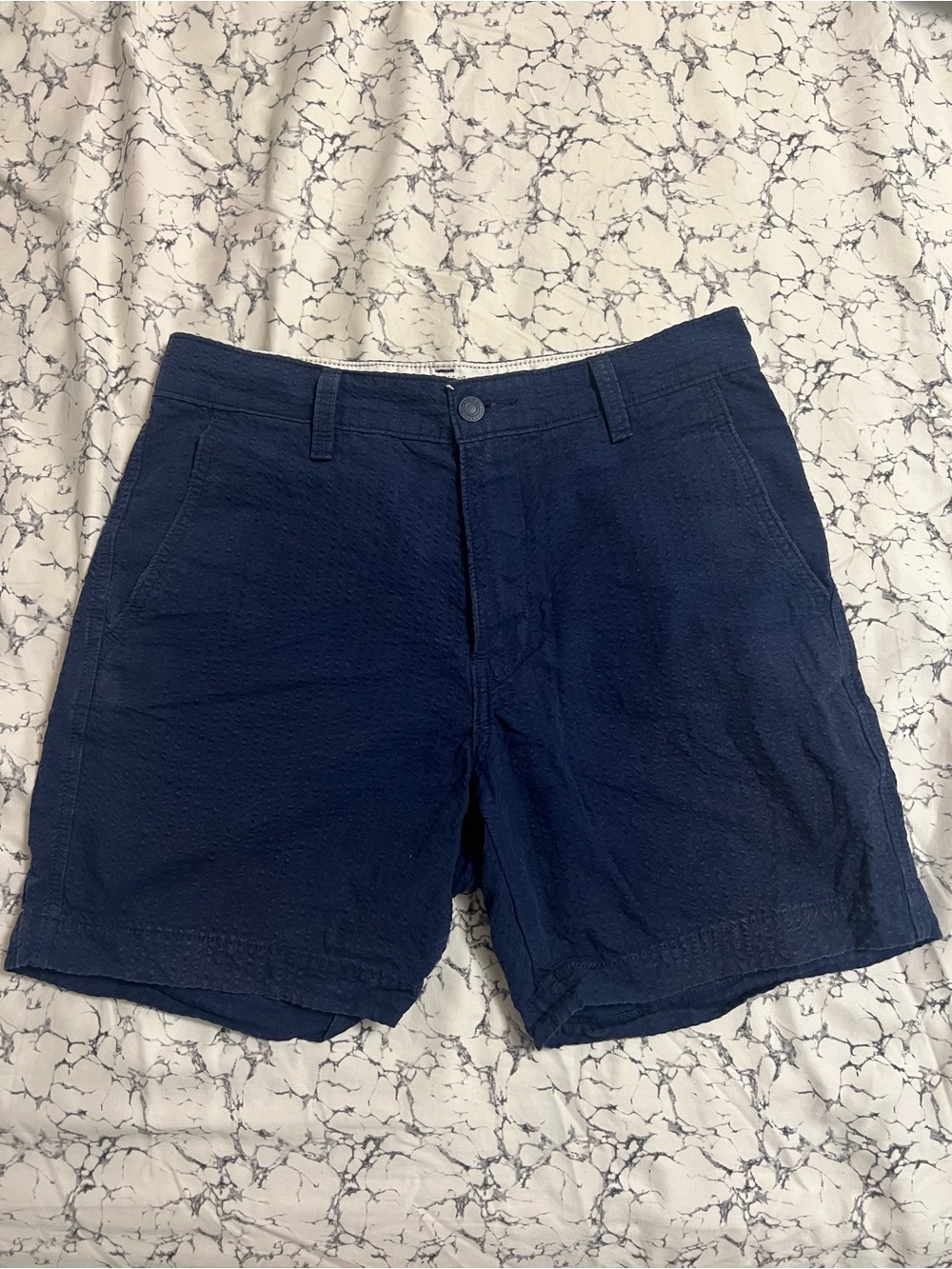 Men's Navy Levi’s XX Chino Shorts, 6” inseam